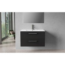 Milano underskab m/vask 80 cm matsort